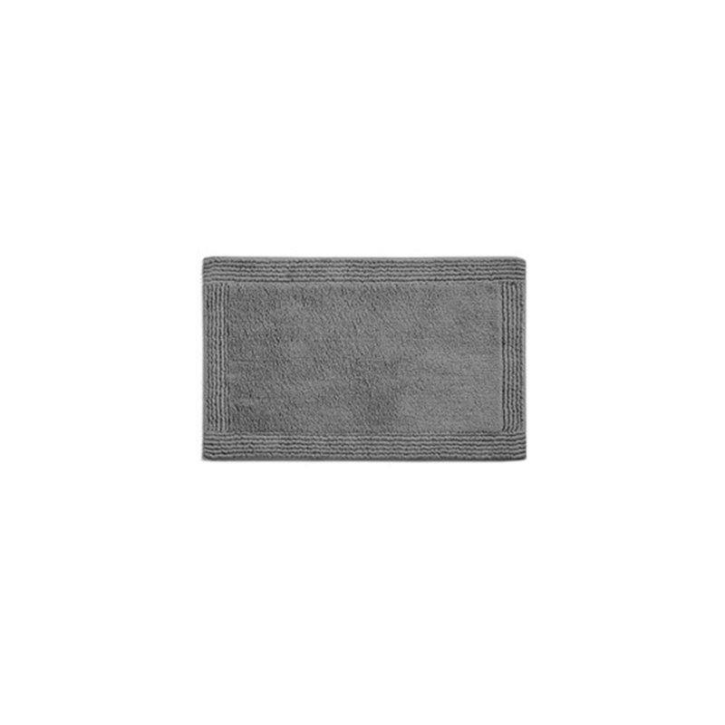 100% coton touffeté 3000 g / m² tapis de bain réversible gris anthracite 21 po x 34 po
