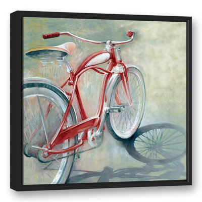 " Red Bicycle Painting "