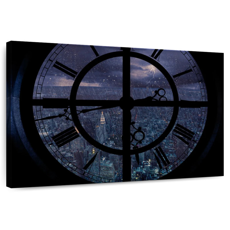 Kerner Gotham Viewed From Above, 16" H x 24" W