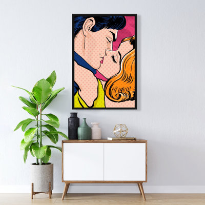«Pop Art Style Couple» sur toile