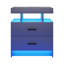 Table de chevet 2 tiroirs Ashten-927469881