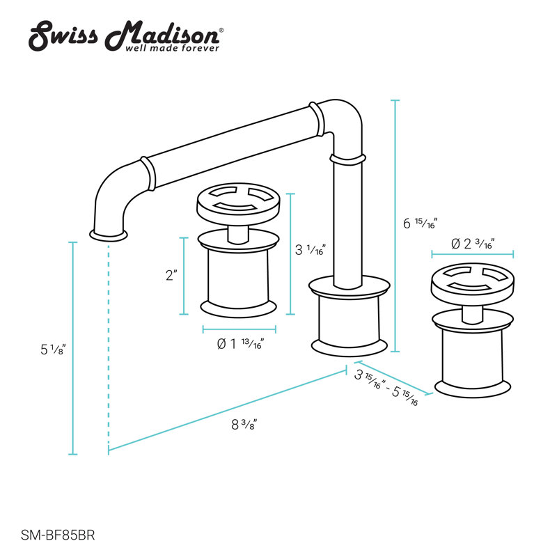 Robinet de salle de bain Avallon, Rouge