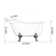 Simple and Modern Acrylic Bathtub