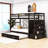 Bailen Kids Twin Over Twin Bunk Bed with Trundle with Drawers-1379430600