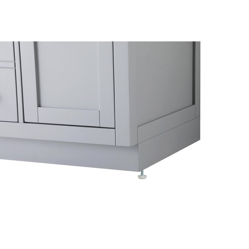 Ahner 42 inch Single Bathroom Vanity, Gray