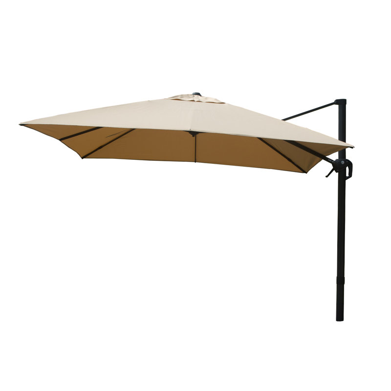 Parasol en porte-à-faux Shellise, Beige, 10 pi x 10 pi