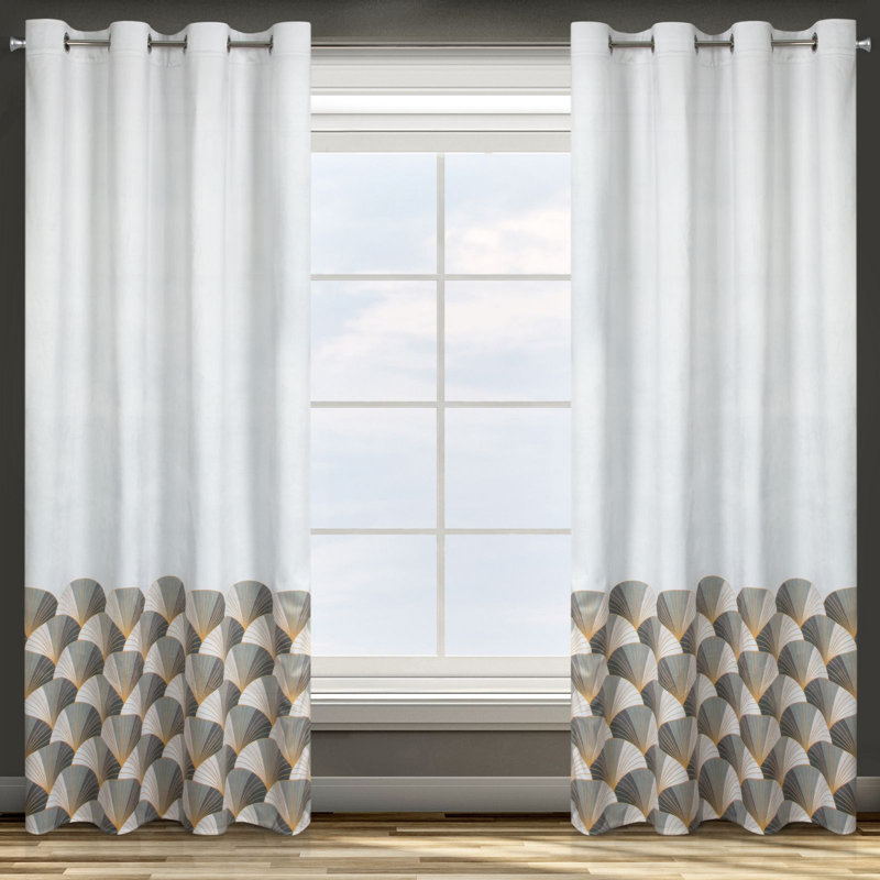 Design 91 Eyelet Blackout Thermal Single Curtain, Silver