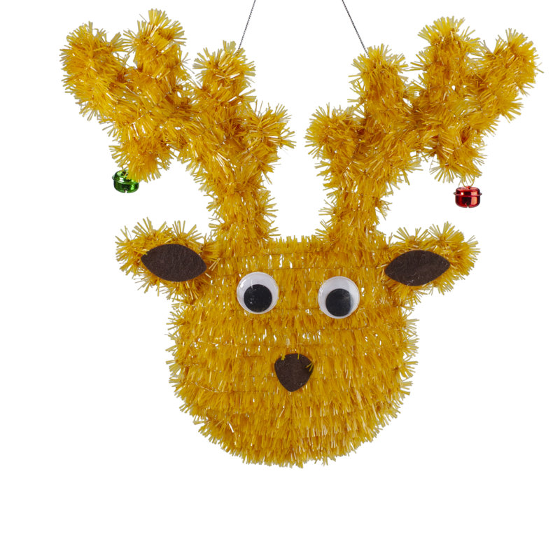 Décoration de Noël 13 po Tinsel Reindeer
