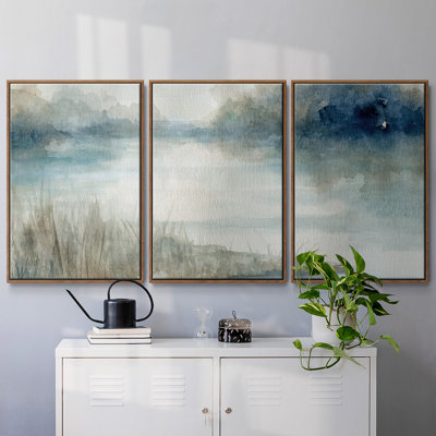 Still Evening Waters - Multi Piece Framed Canvas