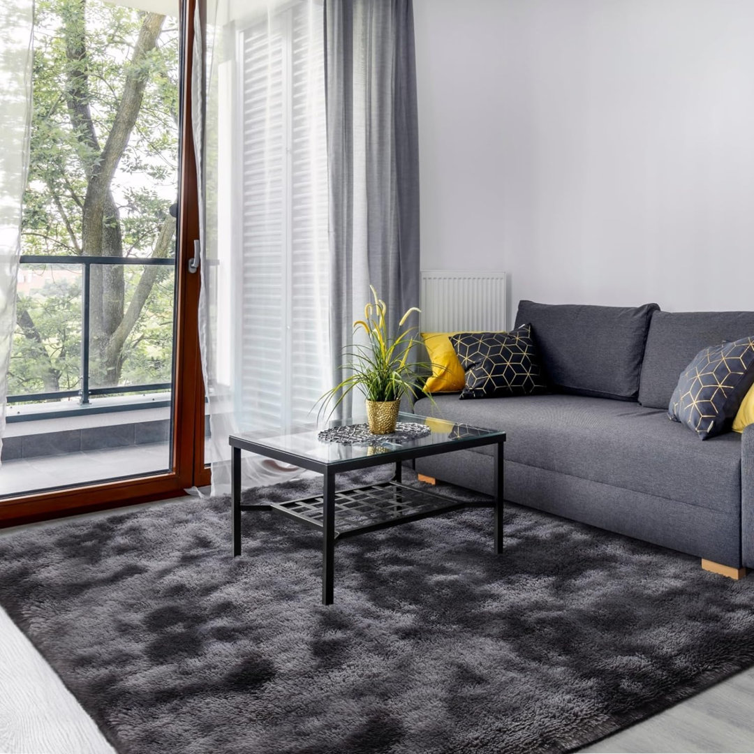 Aulora Solid Colour 90cm X 150cm Area Rug