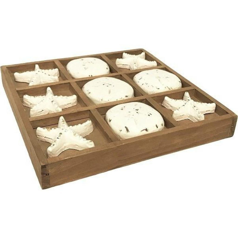 Jeu de tic tac toe en bois
