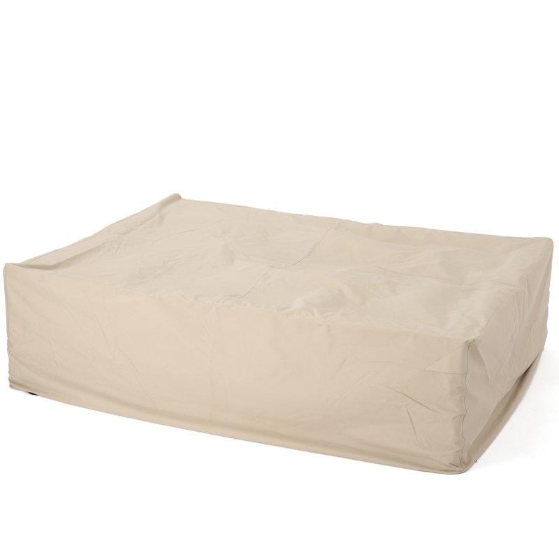 Dining Cover - Keep Your Area Dry And Protected. Waterproof, Beige. 94.98"D X 72.08"W 30.05"H. Fabric Waterproof To . Beige, 95"D 72"W 30"H. No Assembly. 100% Material