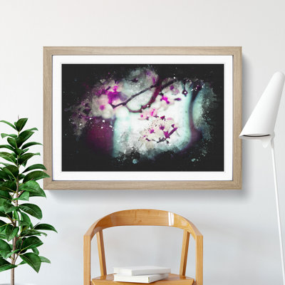 Pink Cherry Blossom Flowers Vol.10 - Picture Frame Graphic Art