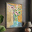 Fleurs en bouteille II, reproduction encadrée - bois massif-304234029