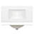 36in Ceramic Vanity Top with Integrated Sink, White, Single Faucet-130443394