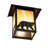 9" Wide Lone Bear Right Wall Sconce