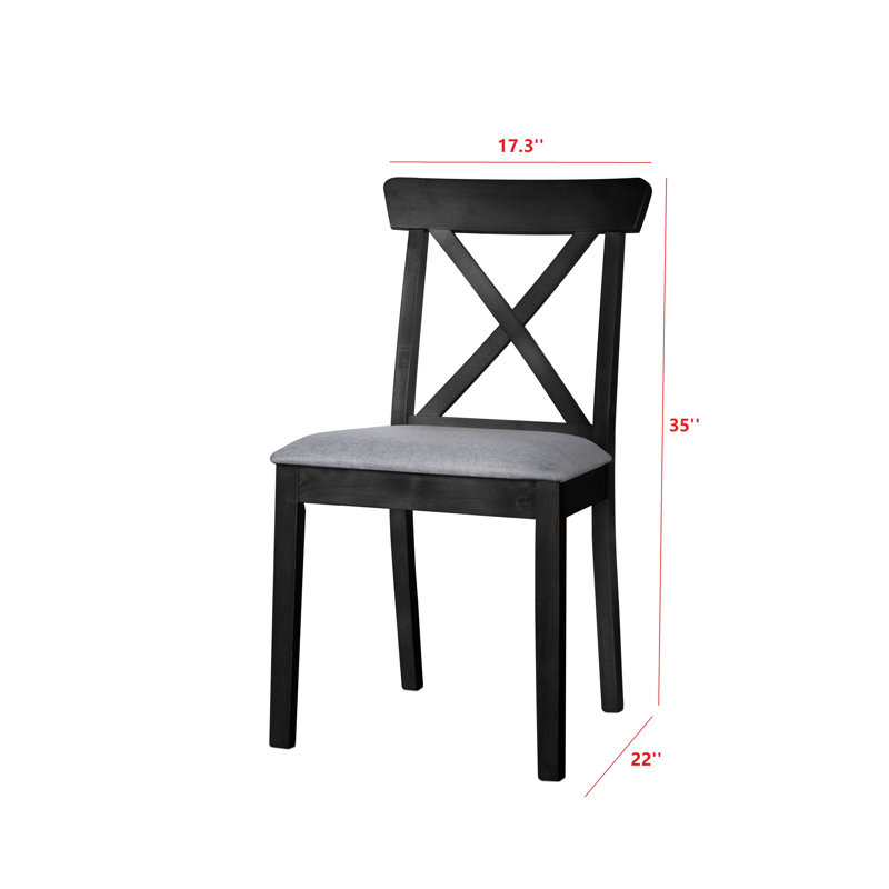 Chaise Arcuri, Noir
