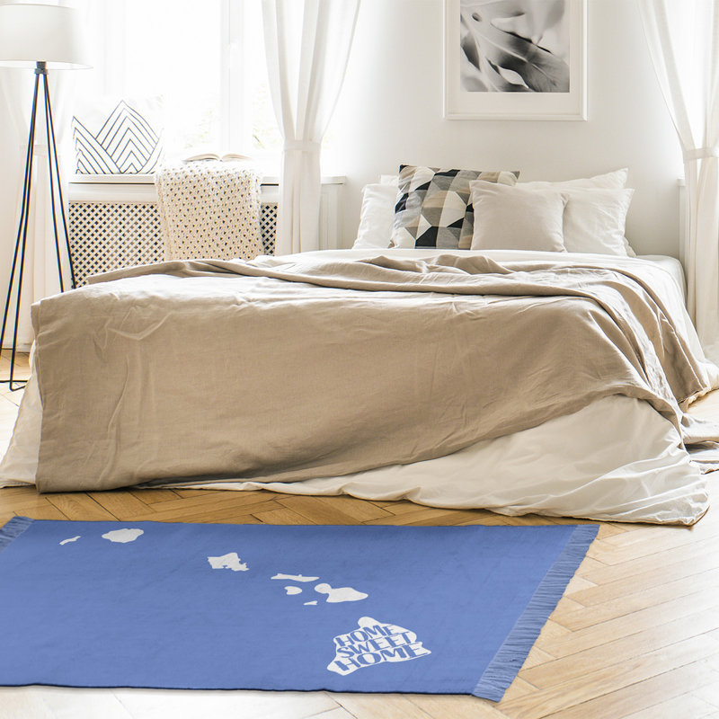 Tapis de la surface rose hawaiiiste home