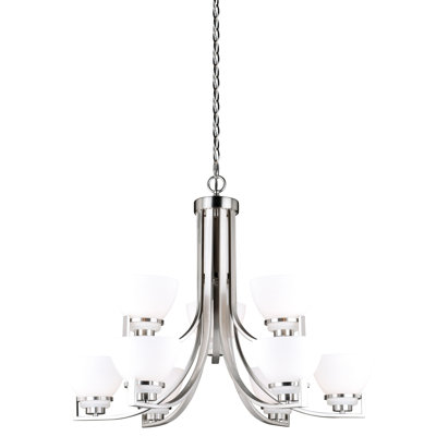 Lenore 9 - Light Dimmable Tiered Chandelier