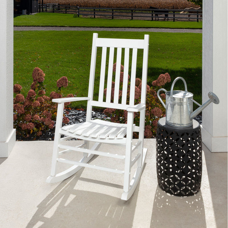 Chaise berçante Anabiya, Blanc