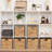 2 Piece Wicker Storage Cube Basket Set-319806383