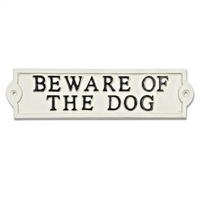 Panneau «Beware Of The Dog»