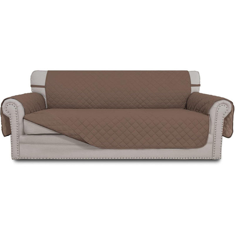 Housse pour canapé réversible, Tissu brun, H 11,54 po x l 16,26 po x P 16,02 po