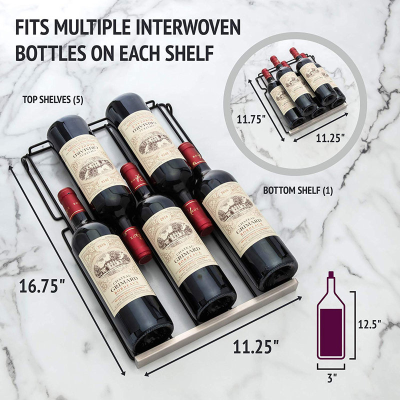 Réfrigérateur à vin encastré 31 bouteilles à une zone