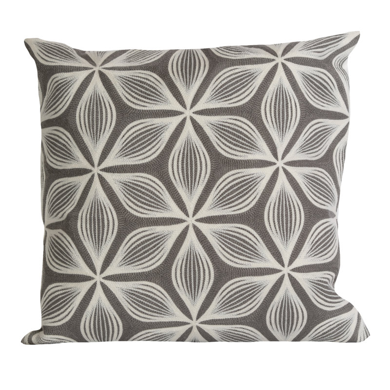 Ida Embroidered Throw Pillow