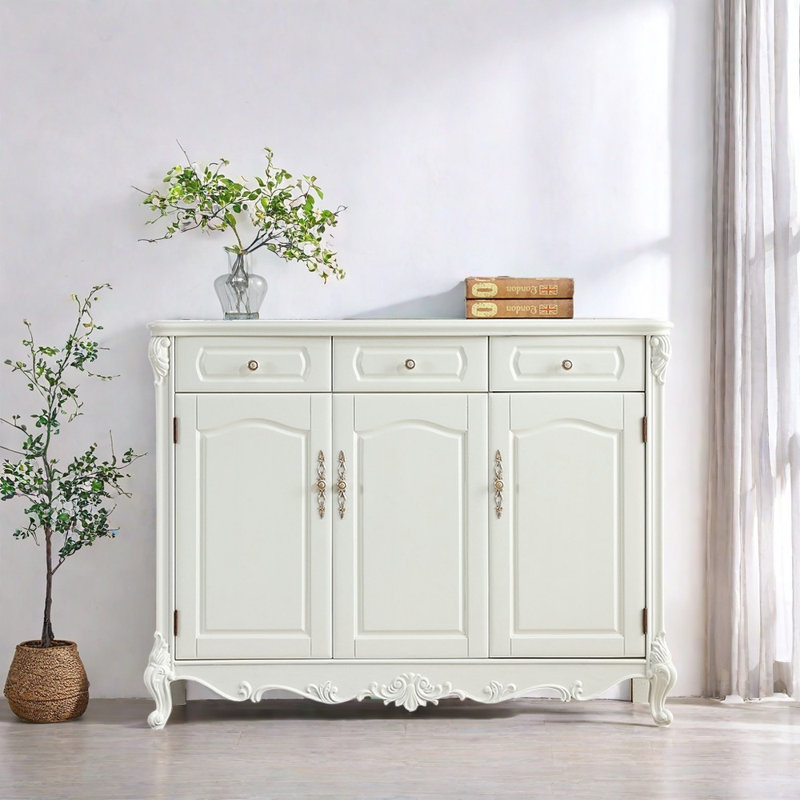 White  Entryway Cabinet
