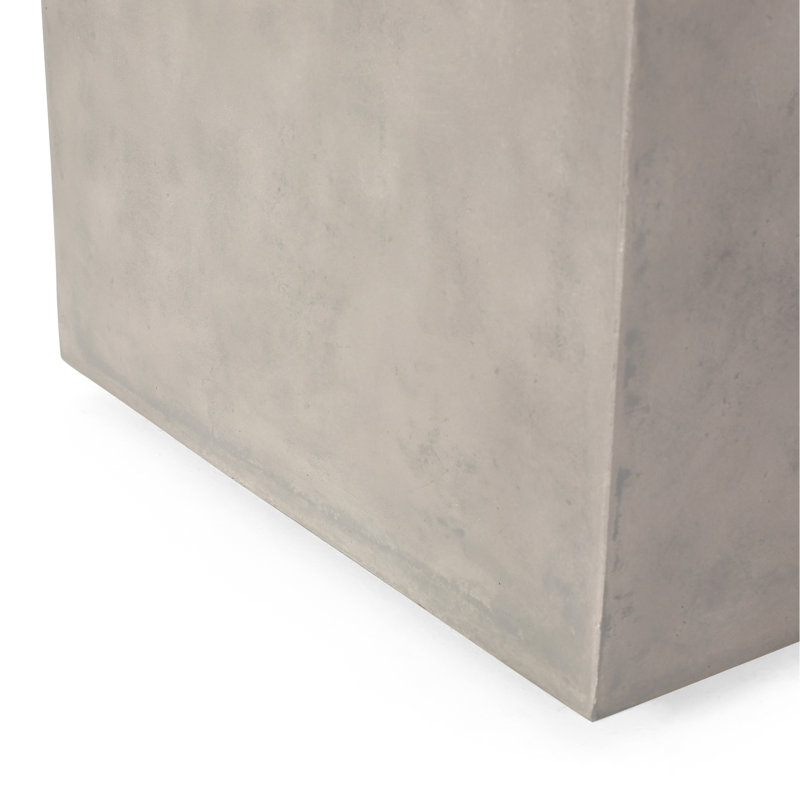 Table d'appoint légère en béton pour porte-réservoir au design moderne avec plateau en céramique élégant