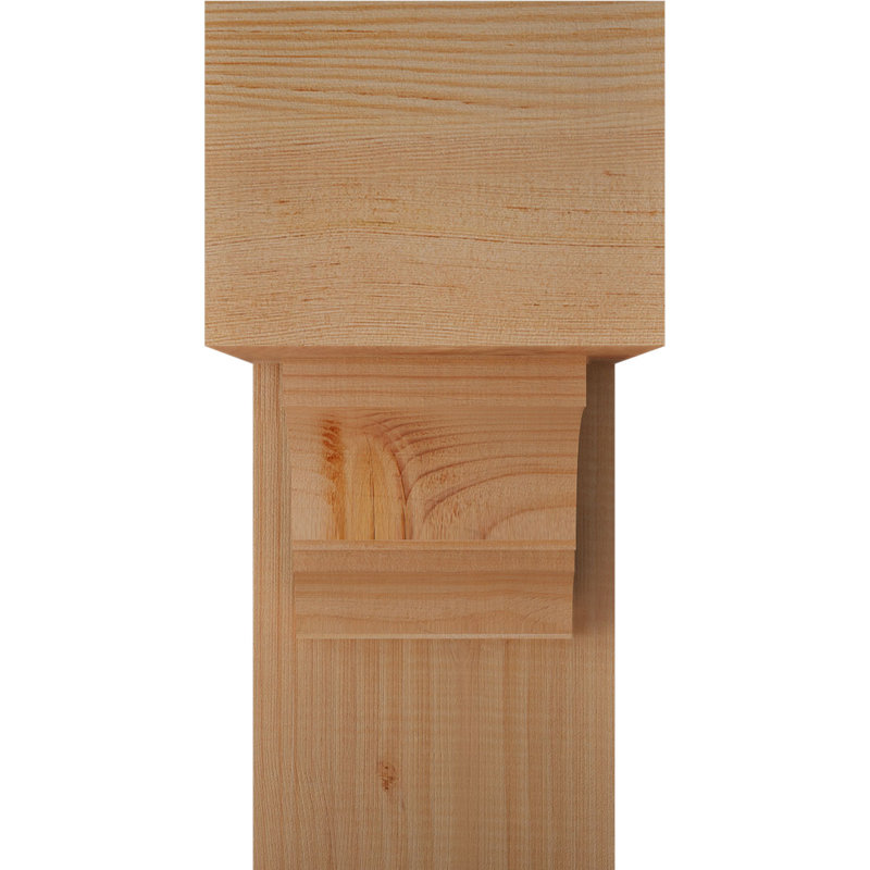 Support de bloc Balboa avec entretoise décalée, 18 po x 18 po, Sapin Douglas de l 8 po (scié brut)