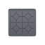 Carreau de terrasse emboîtable en plastique à texture géométrique L 12 po x l 12 po pour intérieur et extérieur (ensemble de 44)-124451943