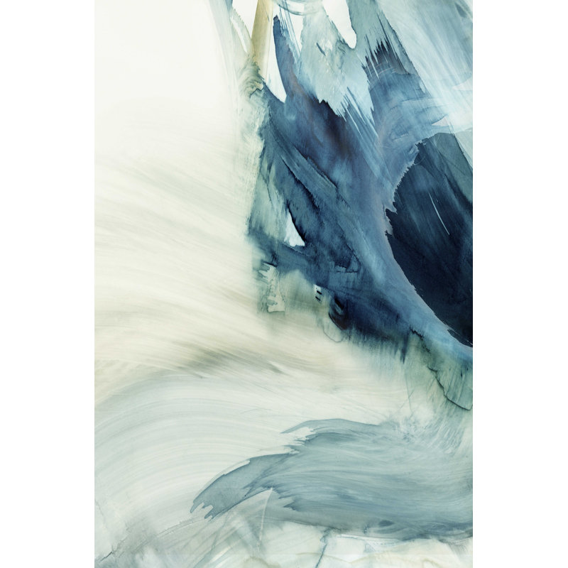 Estancia Blue Implosion I par PI Studio - impression sur toile tendue, H 18 po x l 12 po