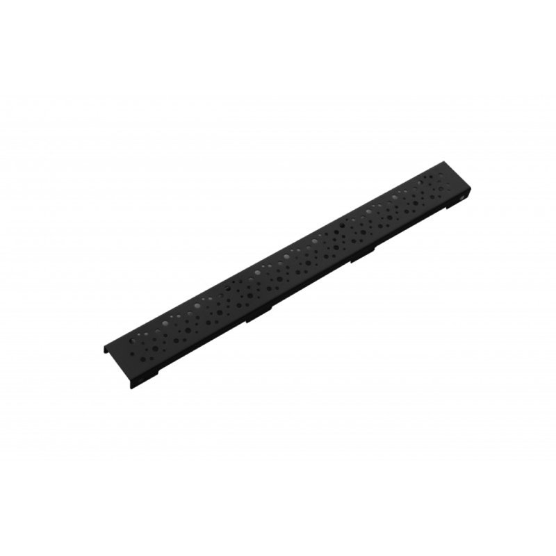 Tolna Linear Grid Waste Shower Drain, 7cm H x 90cm W x 5cm D