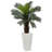 Artificial Cycas Plant in White Tower Planter