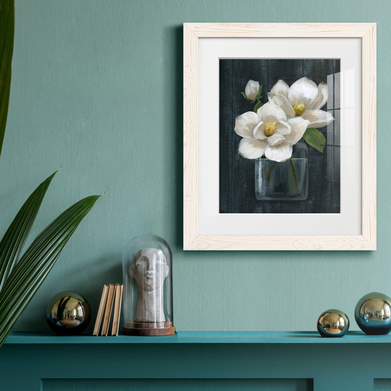 Chalkboard Beauty I - Cadre photo, reproduction d'art sur papier, Blanc, H 20 po x l 17 po x P 1,5 po