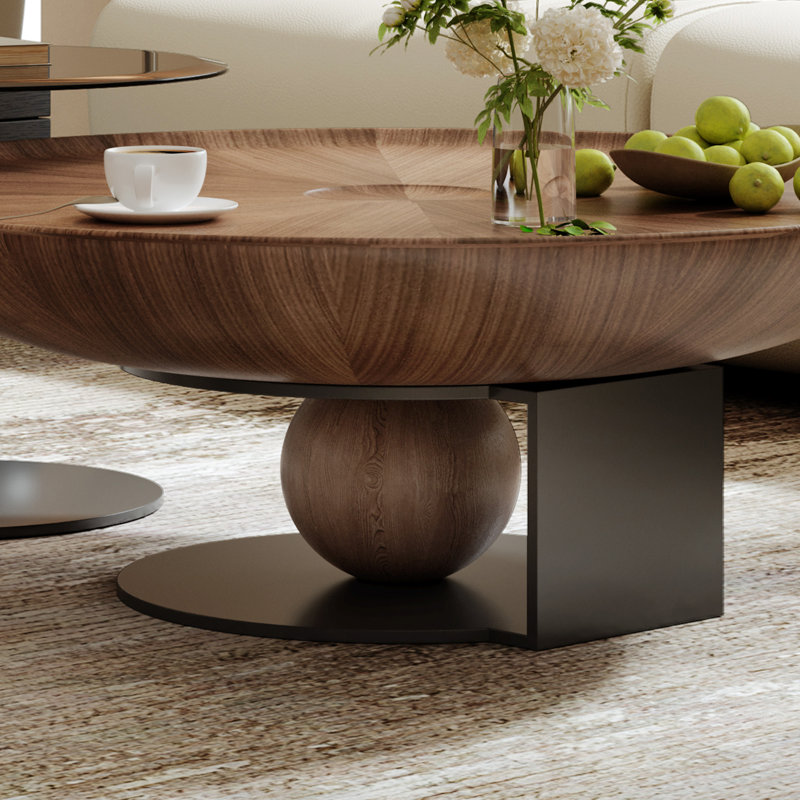 Table basse gigogne en bois Marizela