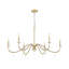 Lustre 6 lumières Paquette Mordern-123223049