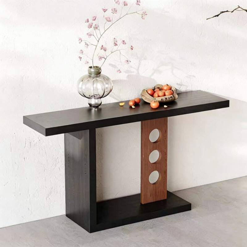 Mid-Century Modern Console Table, 29.5" H x 47.2" W x 13.8" D