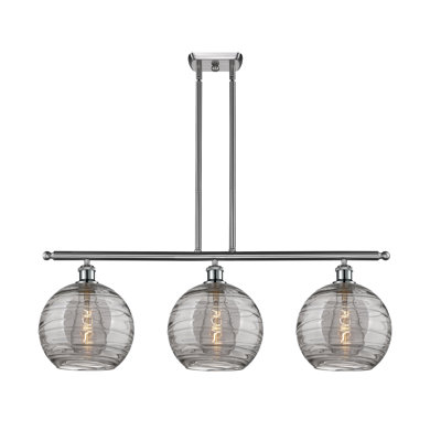 Luminaire suspendu pour îlot de cuisine 3 lumières Ellington