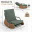 Chaises berçantes-vert