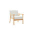Canapé en lin beige de 70 po et 2 chaises avec 2 coussins décoratifs Lagarde-121779454-121779457