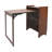 Folding Bamboo Desk with Storage Shelves