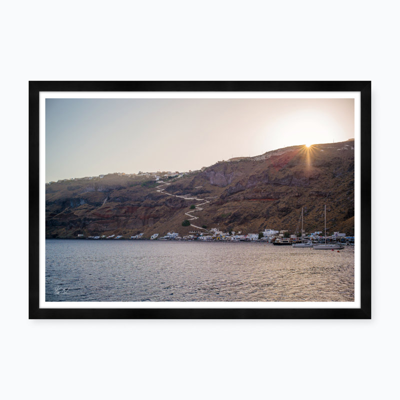Harbor Sunset Print by Tim Klein
