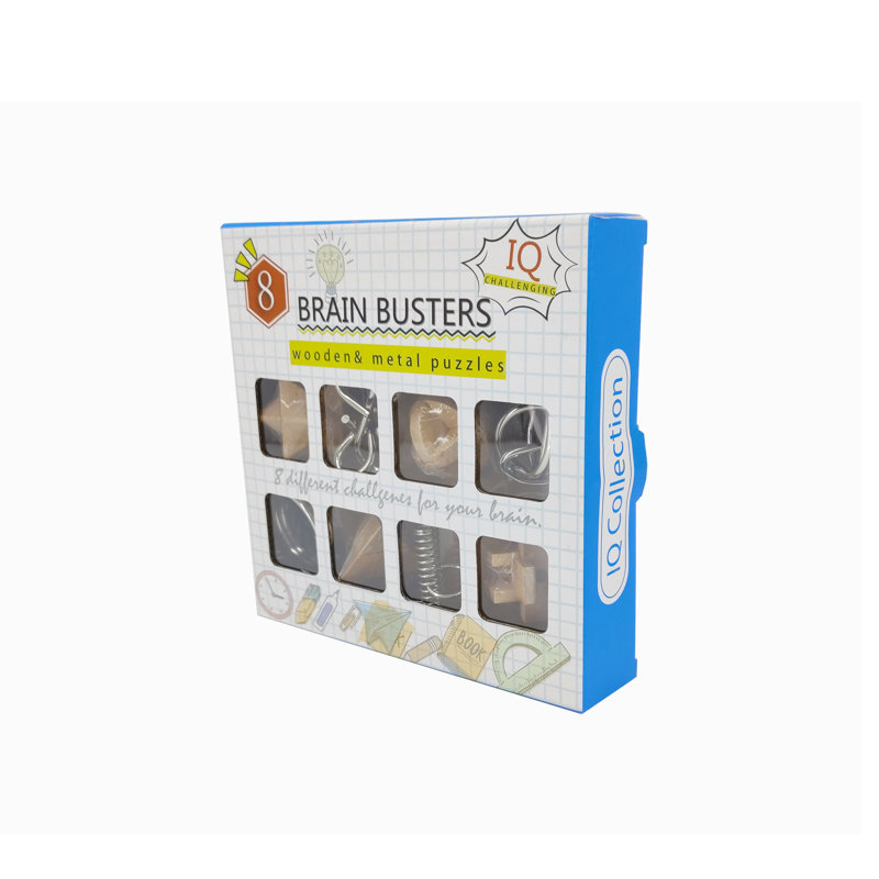 Brain Massage Puzzle 20 Pieces Unlocking Interlocking Game IQ Test Wooden Toy 3D Unlocking Interlocking Puzzle Magic Ball Brain Breakthrough Toy