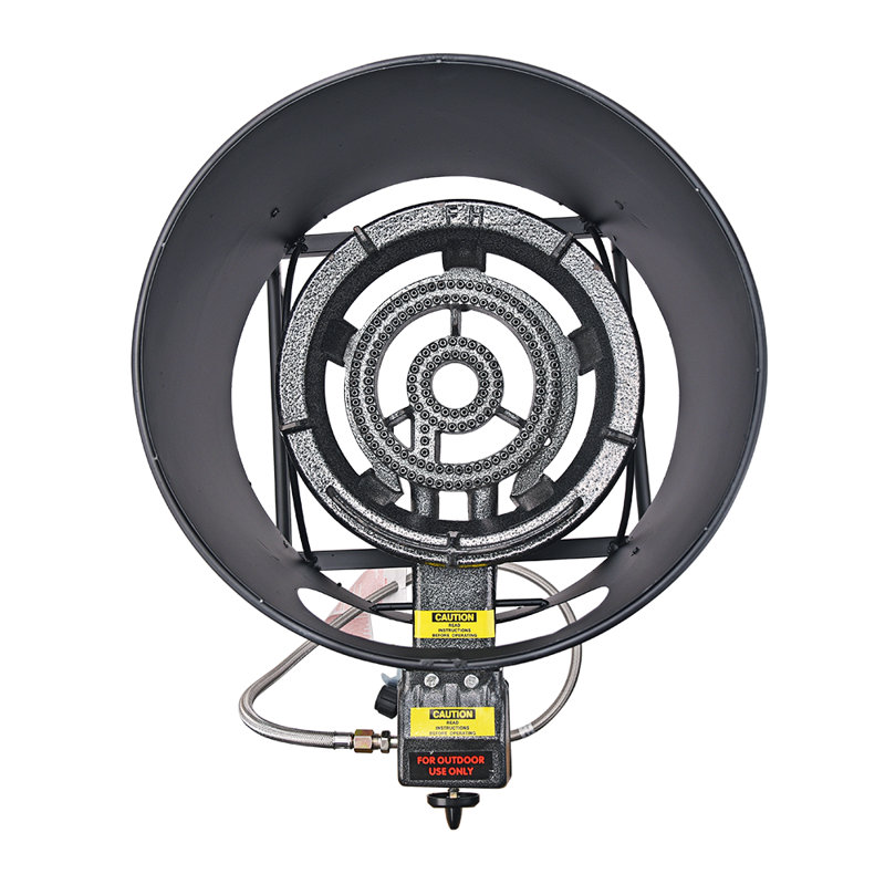 ARC 23" Black and Stainless Steel Propane Burner Set
