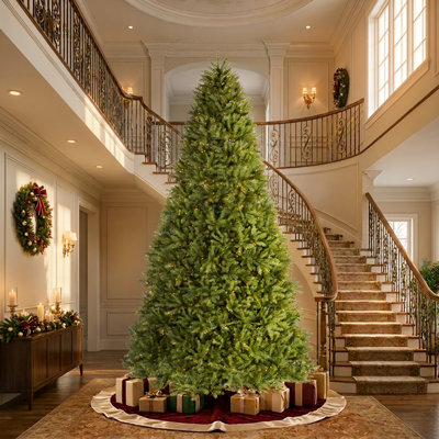 Pre-Lit Fir Christmas Tree