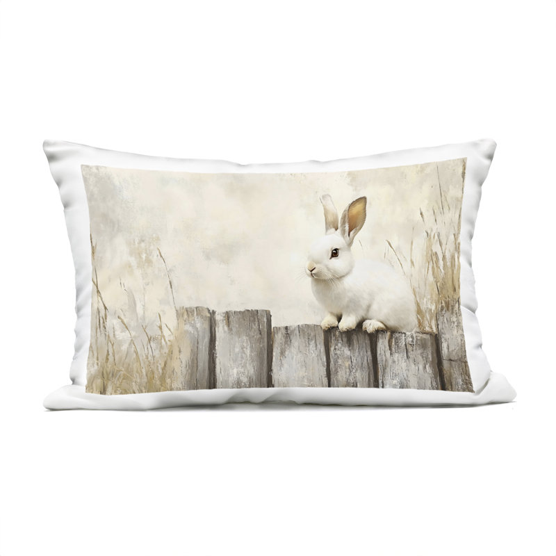 Coussin extérieur Forest Bird In Nest, imprimé par Franklyn Gregory