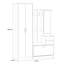 Tyneside Hall Tree 135cm Wide with Bench and Shoe Storage-210449164